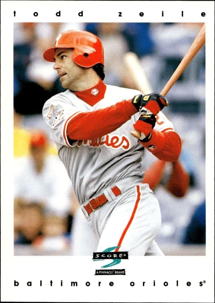 1997 Pinnacle Score Todd Zeile #257 trading card