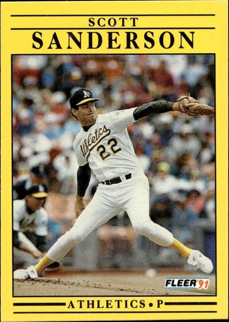 1991 Fleer Scott Sanderson #23 trading card