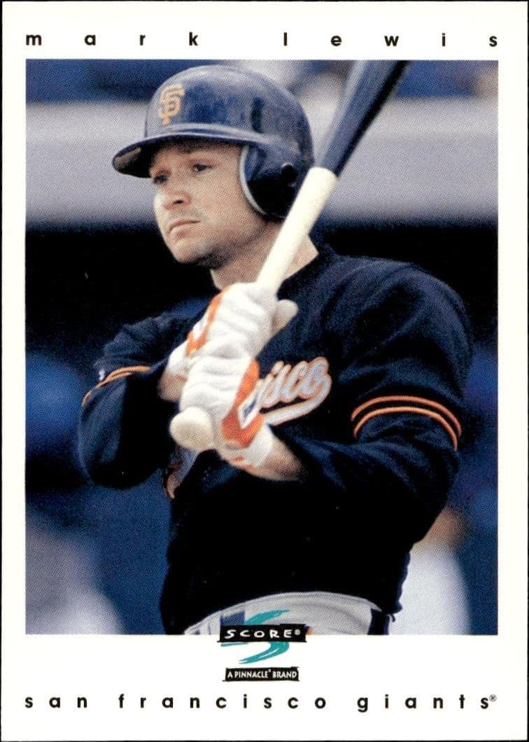 1997 Pinnacle Score Mark Lewis #339 trading card