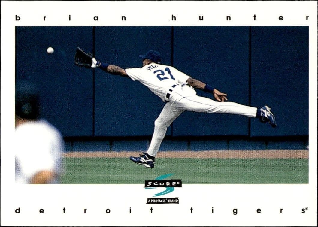 1997 Pinnacle Score Brian Hunter #424 trading card