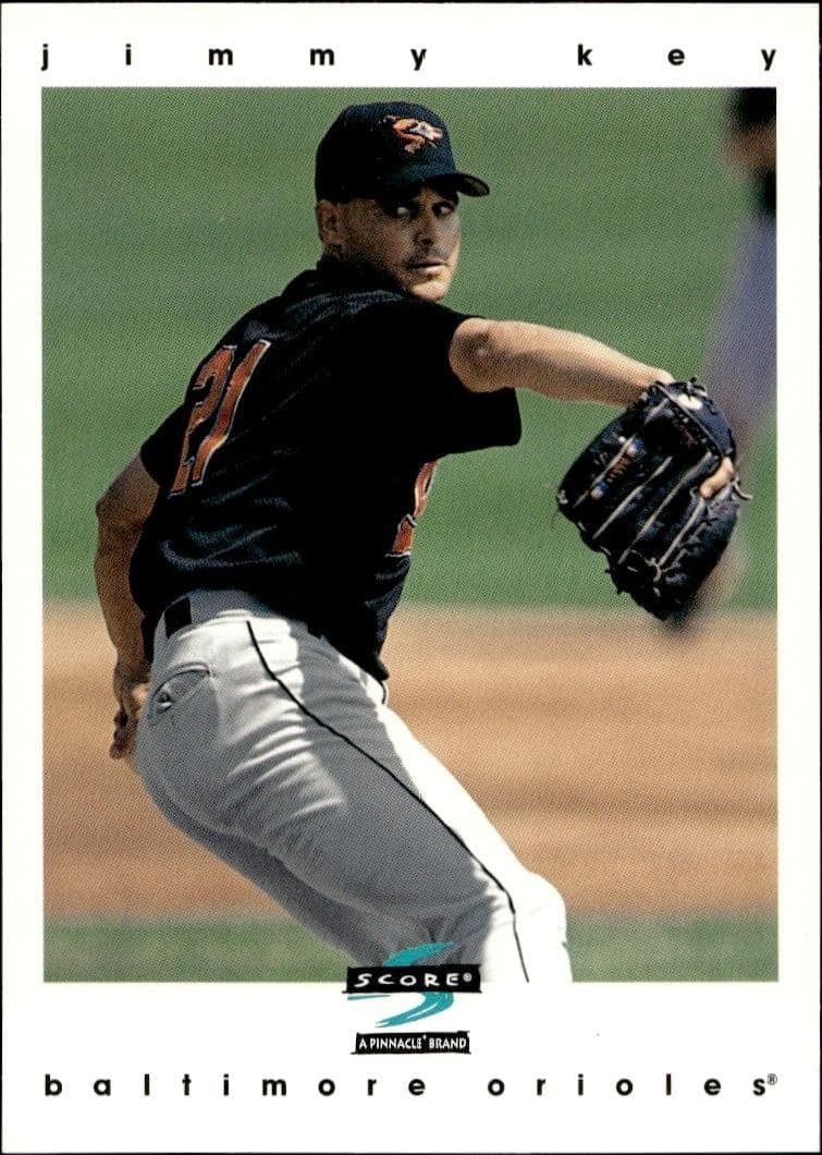1997 Pinnacle Score Jimmy Key #410 trading card