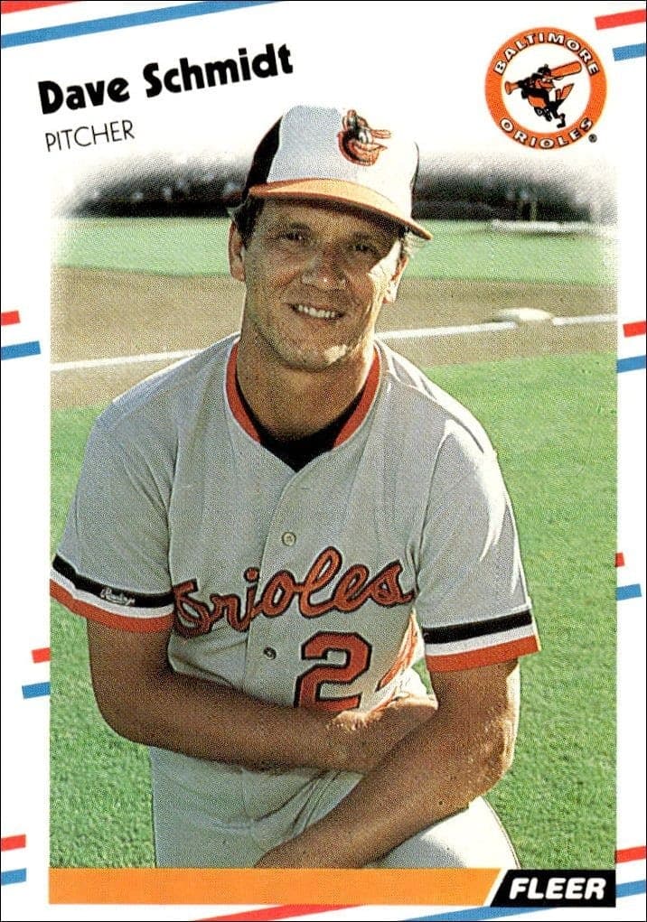 1988 Fleer Dave Schmidt #571 trading card