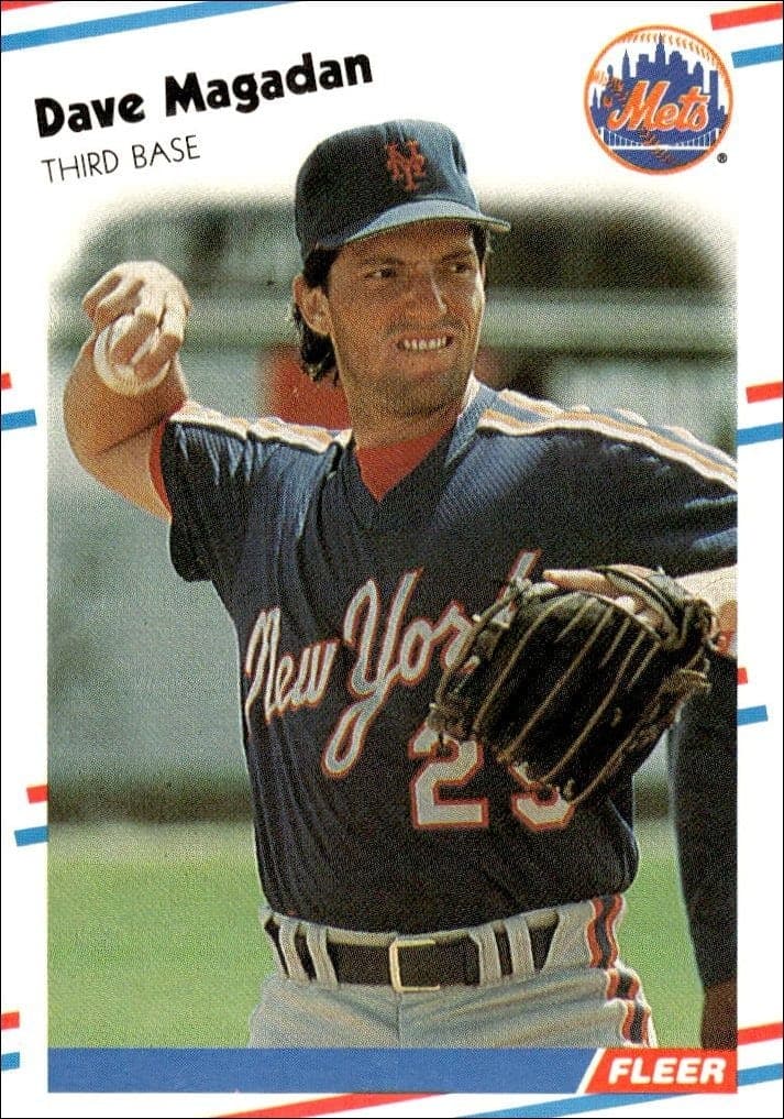 1988 Fleer Dave Magadan #141 baseball trading card front