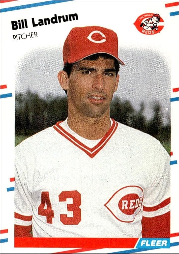 1988 Fleer Bill Landrum #238 trading card