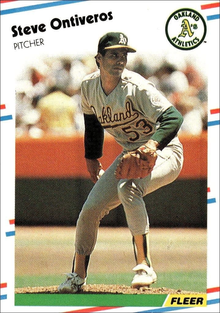1988 Fleer Steve Ontiveros #289 baseball trading card front