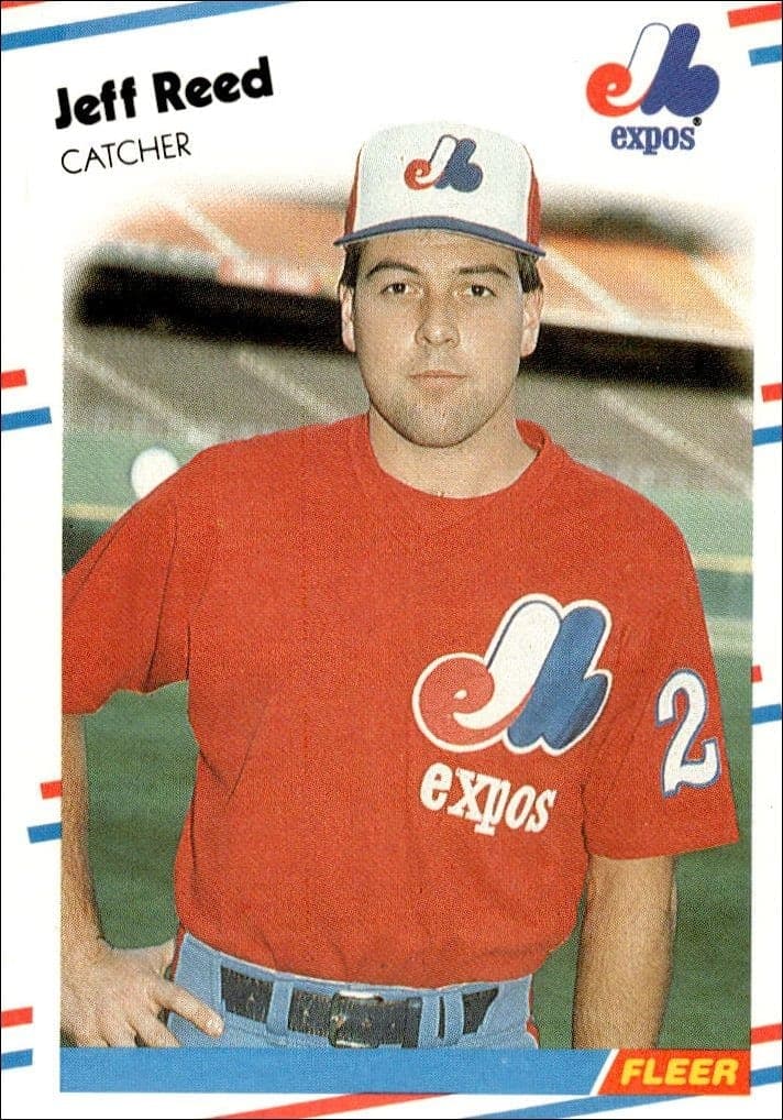 1988 Fleer Jeff Reed #194 trading card
