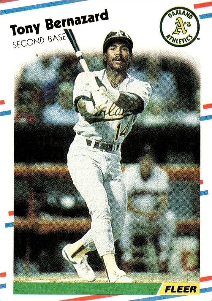1988 Fleer Tony Bernazard #275 trading card