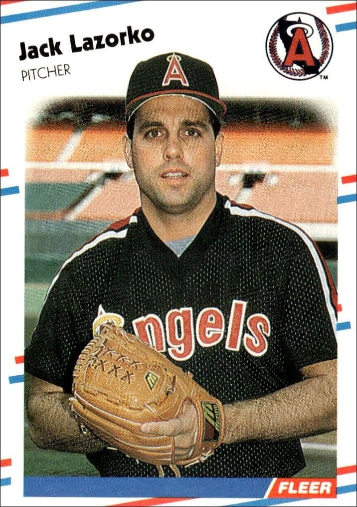 1988 Fleer Jack Lazorko #494 trading card