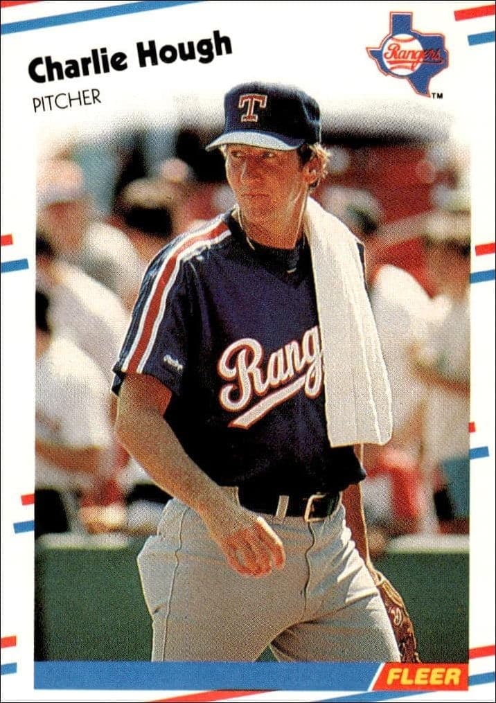 1988 Fleer Charlie Hough #469 trading card