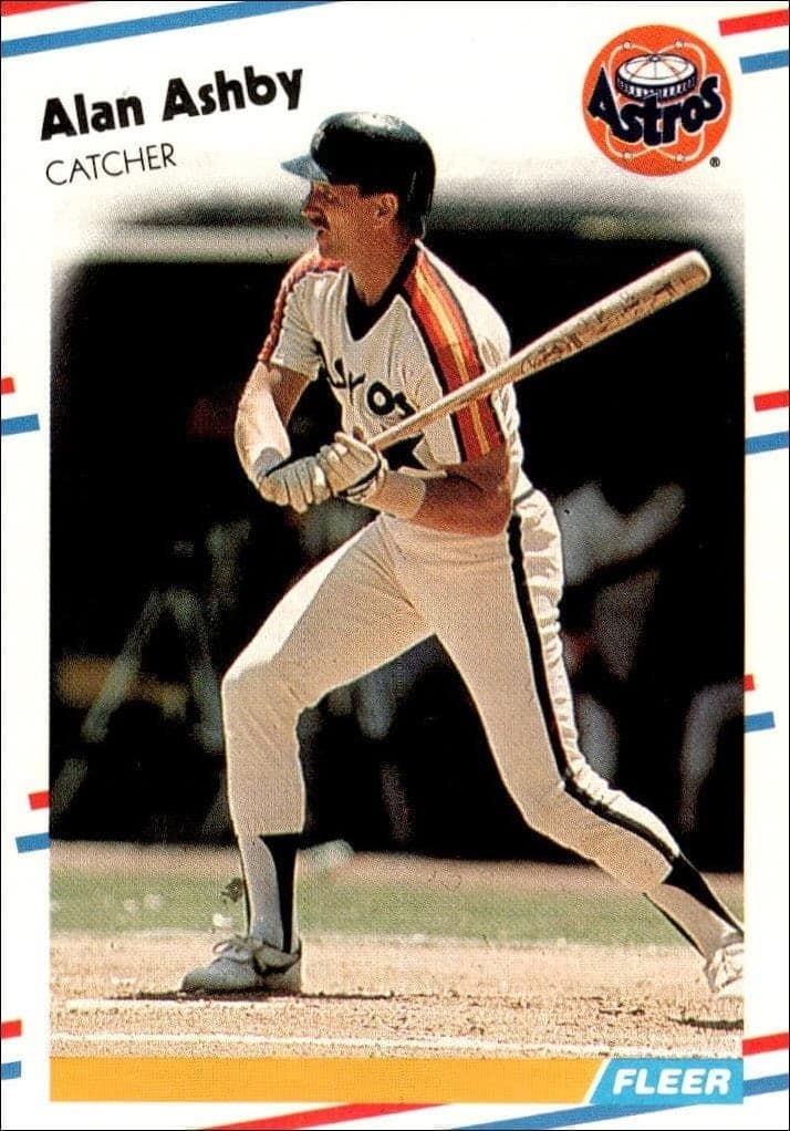 1988 Fleer Alan Ashby #439 baseball trading card front