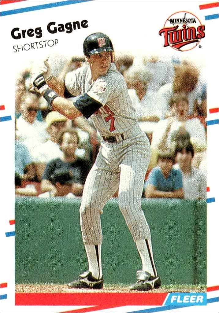 1988 Fleer Greg Gagne #11 trading card