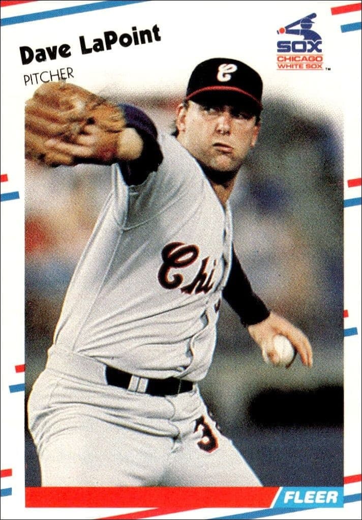 1988 Fleer Dave LaPoint #402 trading card