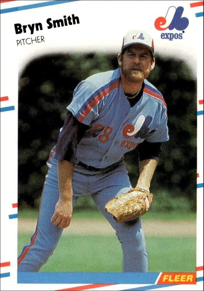 1988 Fleer Bryn Smith #196 trading card