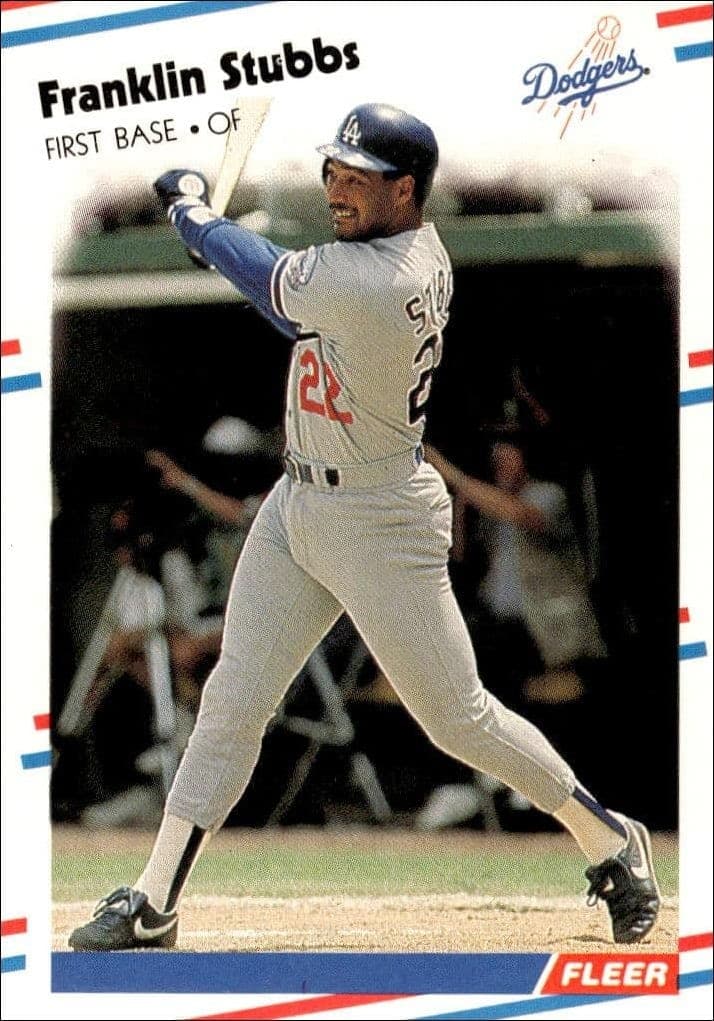 1988 Fleer Franklin Stubbs #527 trading card