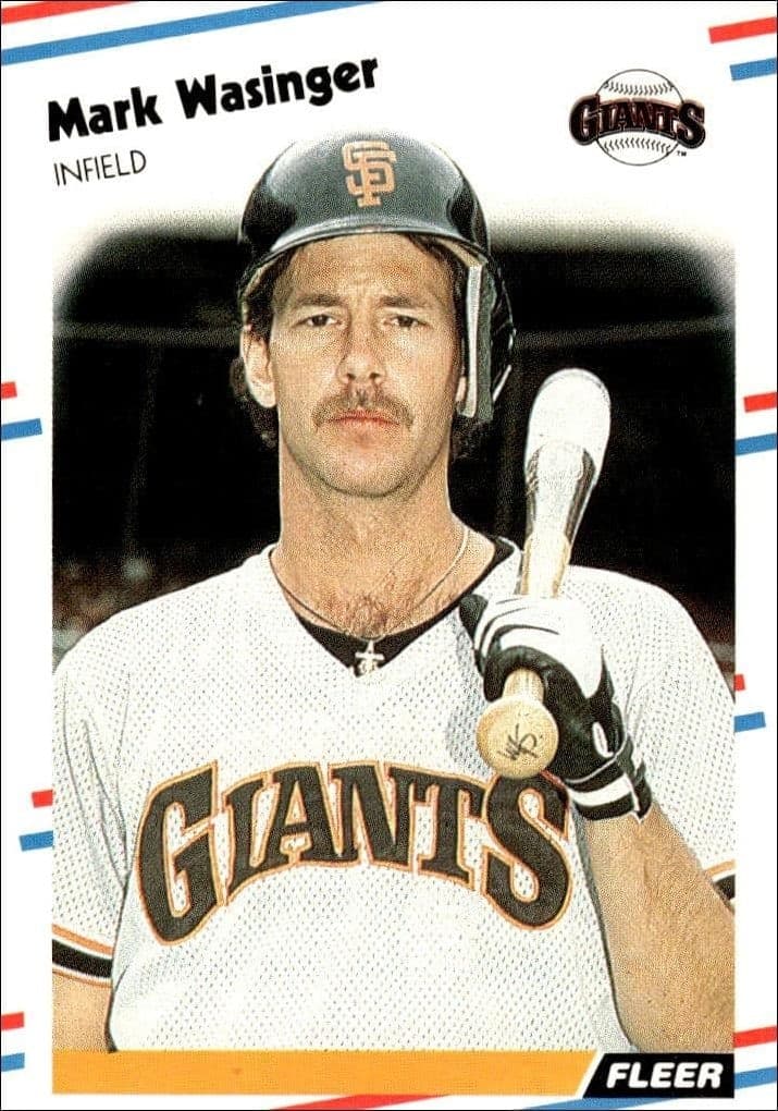 1988 Fleer Mark Wasinger #100 baseball trading card front