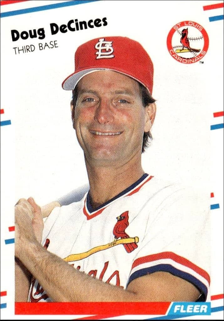 1988 Fleer Doug DeCinces #31 trading card