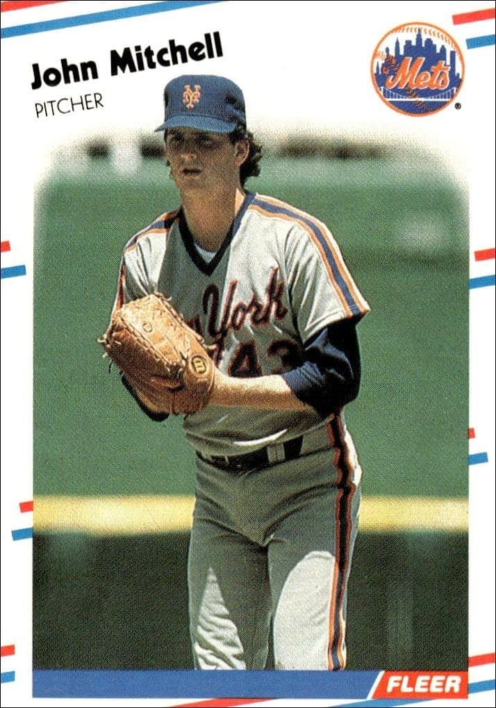 1988 Fleer John Mitchell #145 baseball trading card front