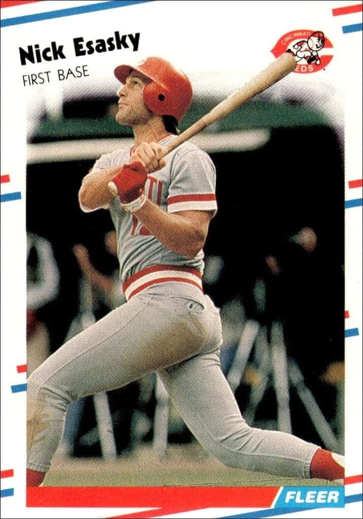 1988 Fleer Nick Esasky #233 trading card