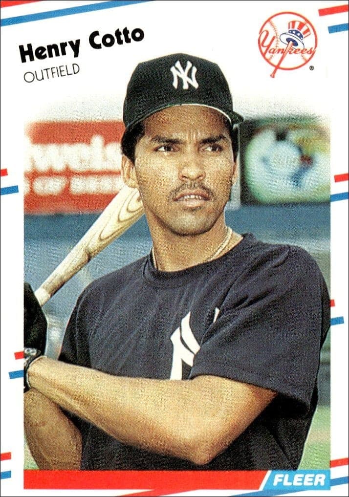 1988 Fleer Henry Cotto #205 trading card