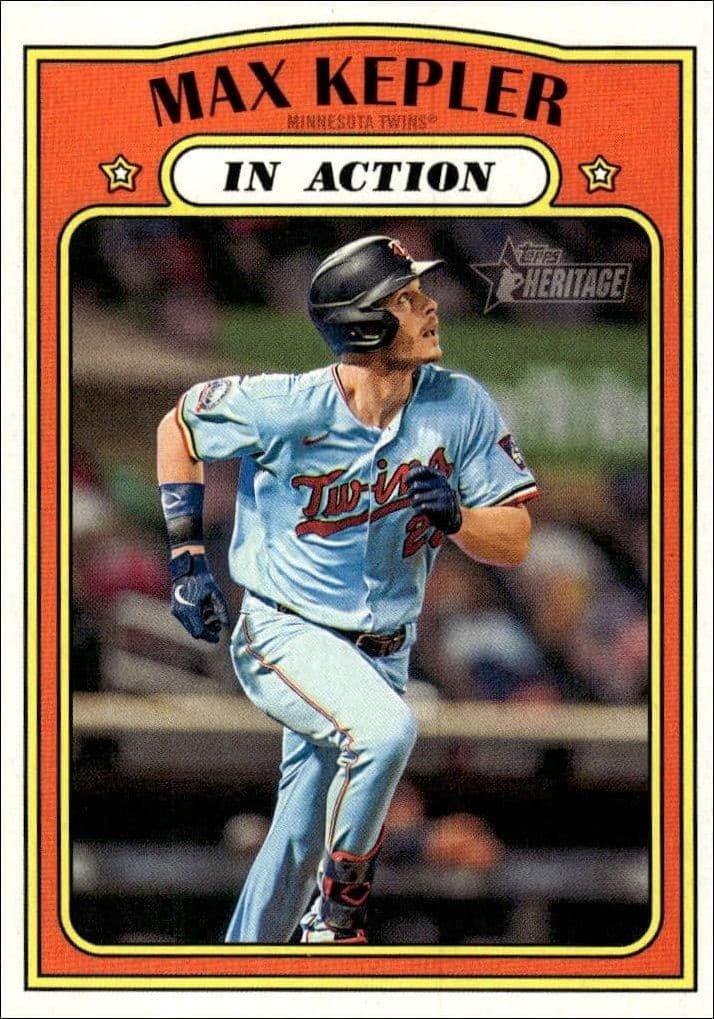 2021 Topps Heritage Max Kepler #120 trading card