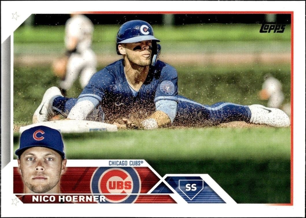 2023 Topps Series 2 Nico Hoerner #485 trading card