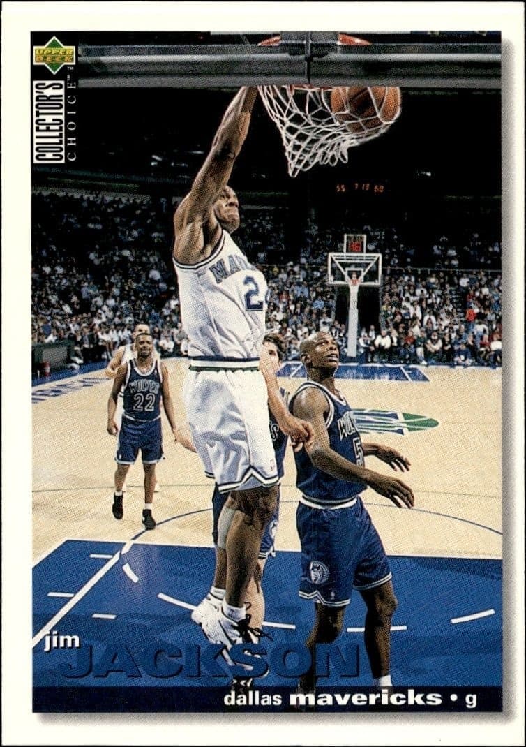 1995-96 Upper-Deck Collector's Choice Jim Jackson #97 trading card