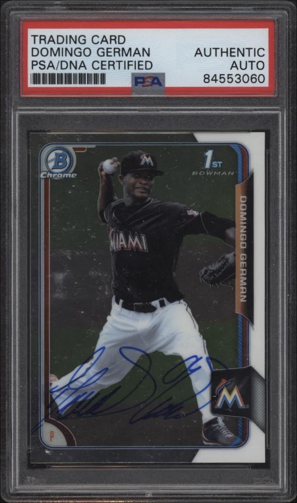 2015 Bowman Chrome Domingo German #BCP118 trading card
