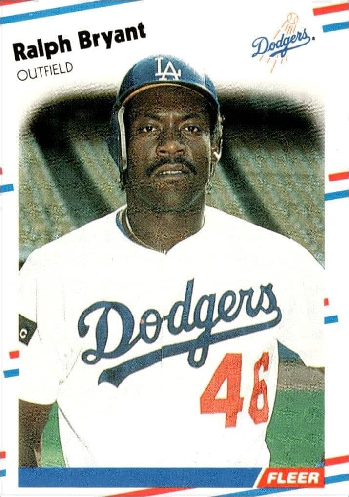 1988 Fleer Ralph Bryant #510 baseball trading card front