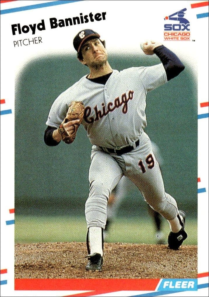 1988 Fleer Floyd Bannister #392 trading card