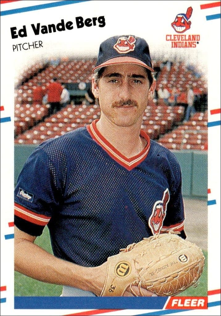 1988 Fleer Ed Vande Berg #619 baseball trading card front