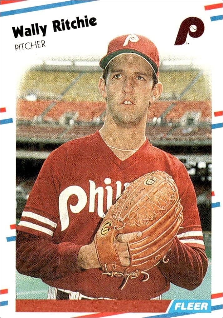 1988 Fleer Wally Ritchie #312 baseball trading card front