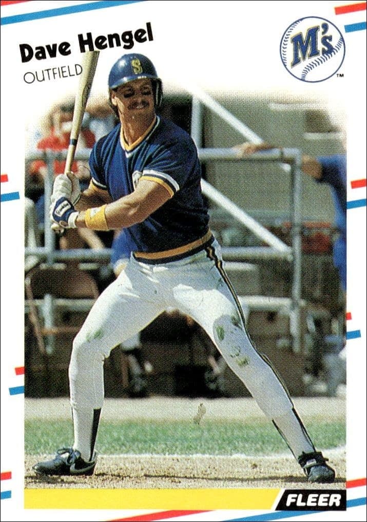 1988 Fleer Dave Hengel #375 baseball trading card front