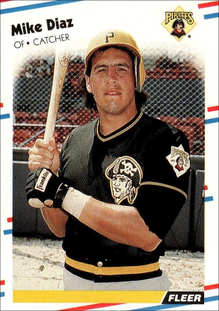 1988 Fleer Mike Diaz #326 trading card