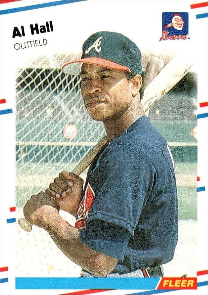 1988 Fleer Al Hall #541 baseball trading card front