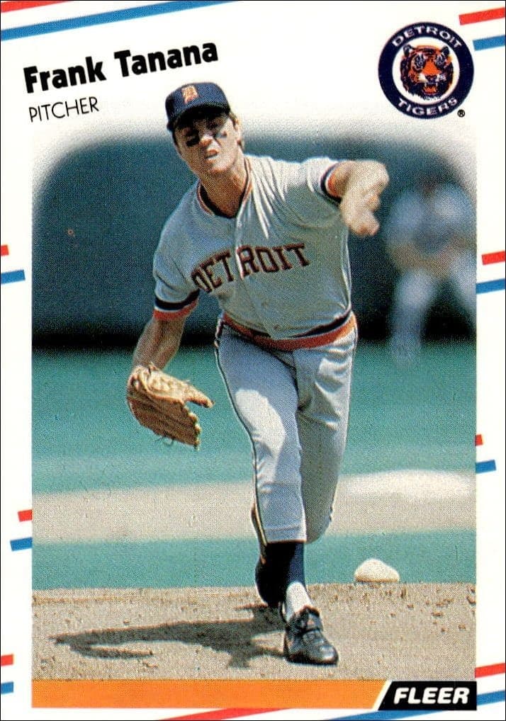 1988 Fleer Frank Tanana #71 trading card