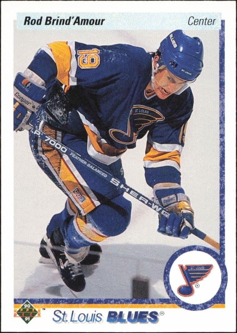 1990-91 Upper-Deck Rod Brind'Amour #36 trading card