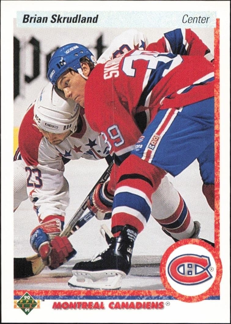 1990-91 Upper-Deck Brian Skrudland #93 trading card