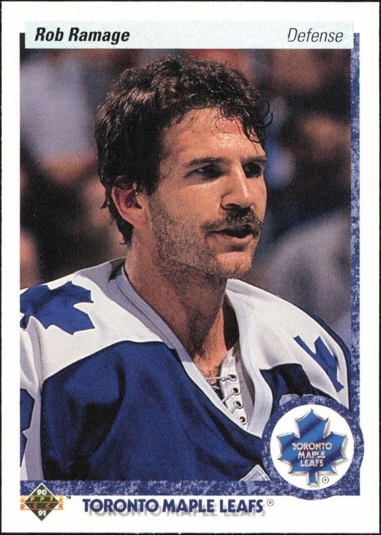 1990-91 Upper-Deck Rob Ramage #62 trading card