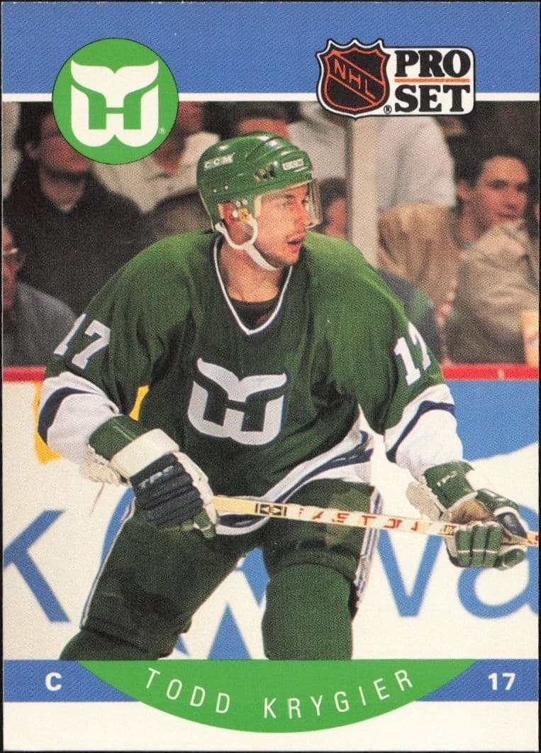 1990-91 Pro-Set Todd Krygier #107 trading card