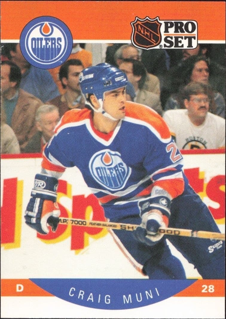 1990-91 Pro-Set Craig Muni #92 trading card