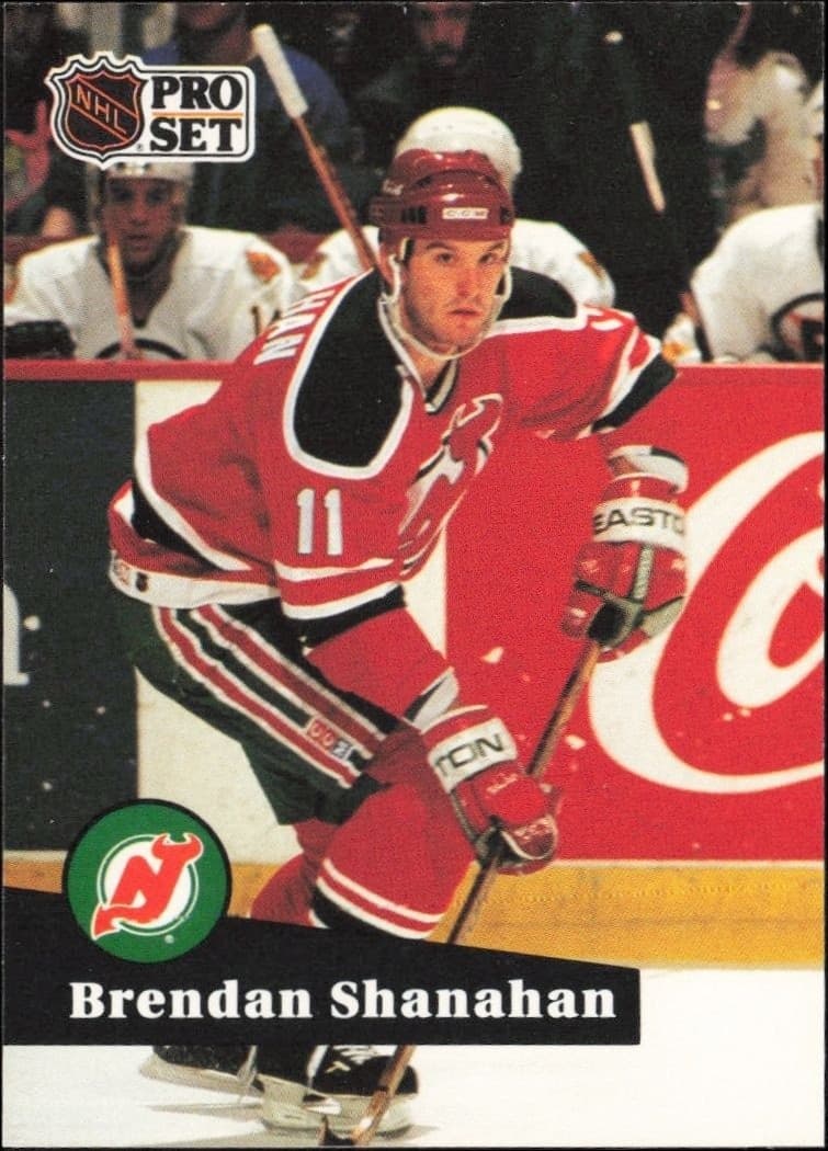 1991-92 Pro Set Brendan Shanahan #131 hockey trading card front