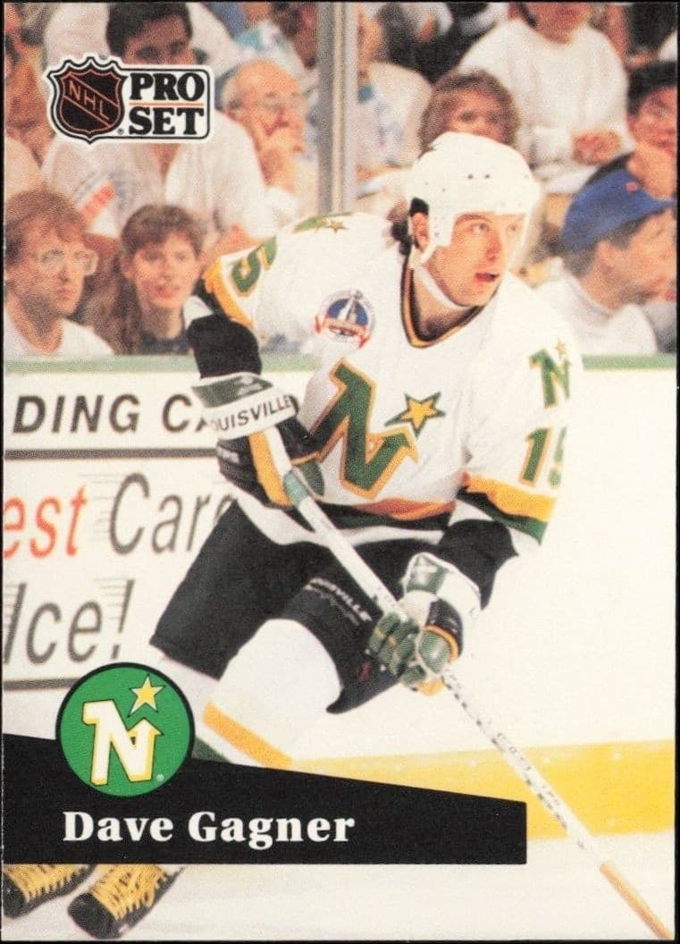1991-92 Pro Set Dave Gagner #108 hockey trading card front