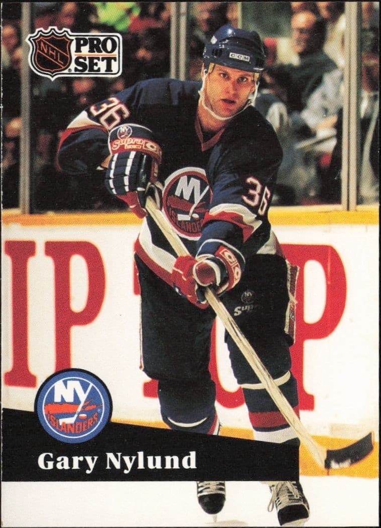 1991-92 Pro Set Gary Nylund #150 hockey trading card front