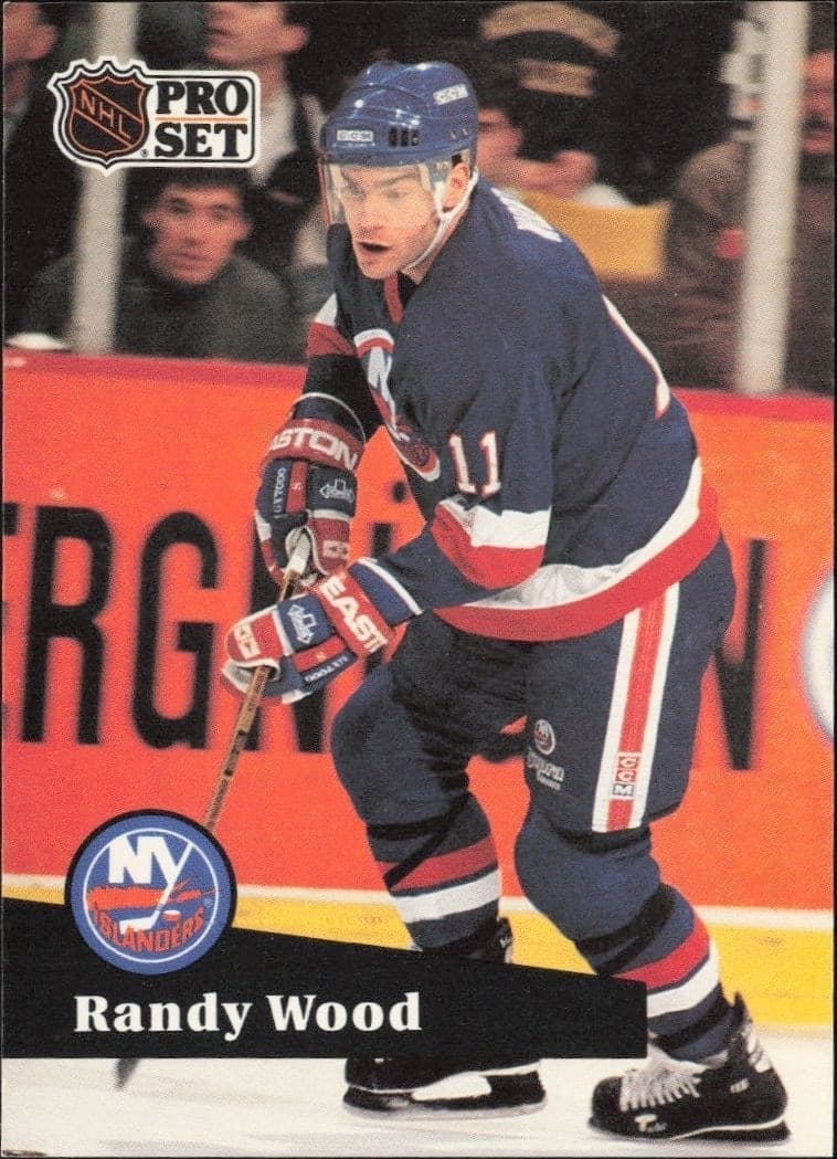 1991-92 Pro-Set Series 1 Randy Wood #151 trading card