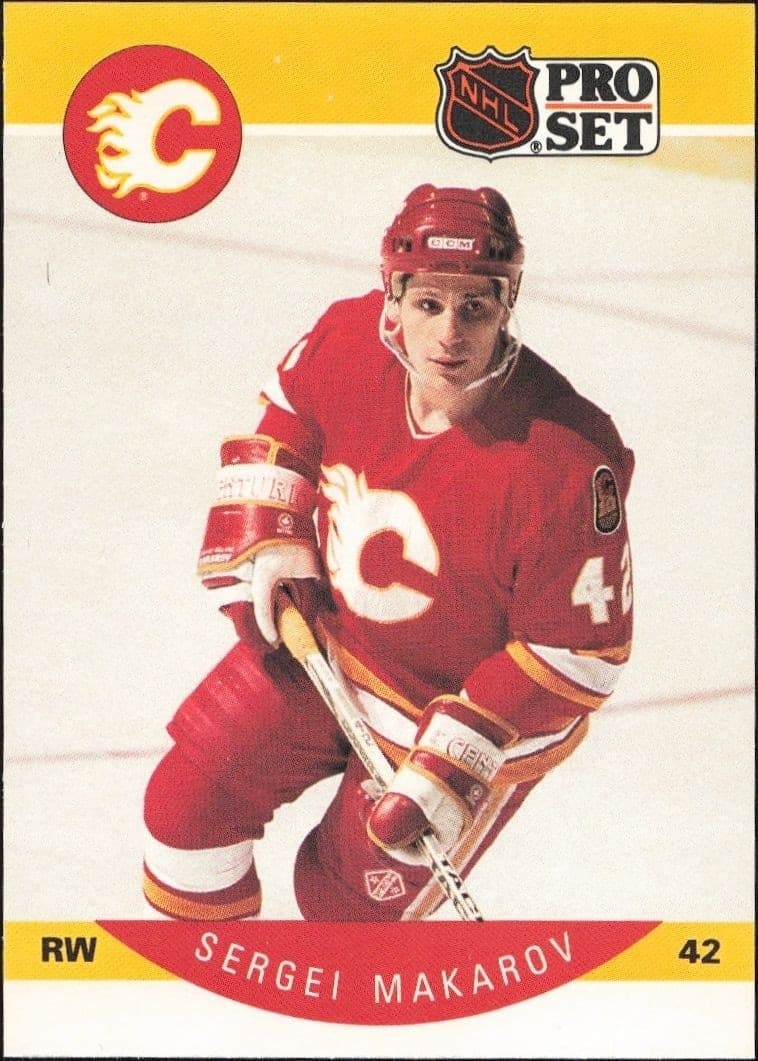 1990-91 Pro-Set Sergei Makarov #38 trading card