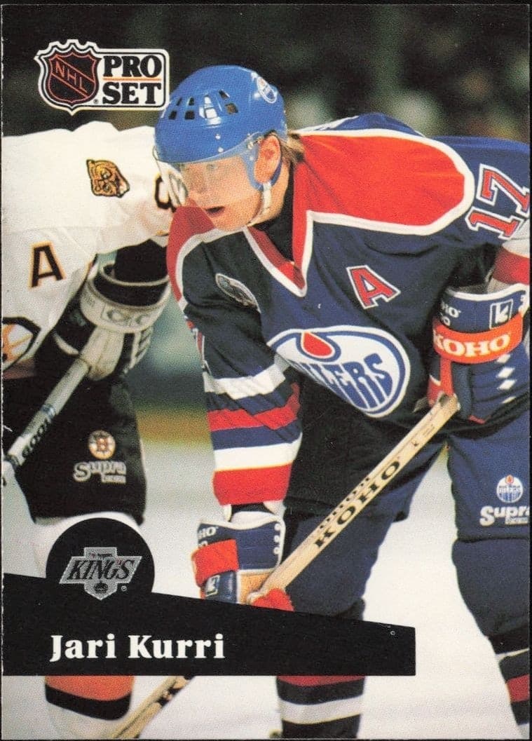1991-92 Pro Set Jari Kurri #93 hockey trading card front