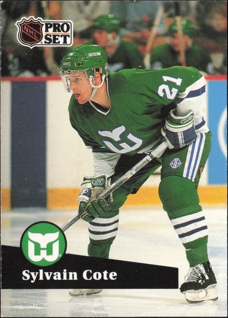 1991-92 Pro Set Sylvain Cote #82 hockey trading card front
