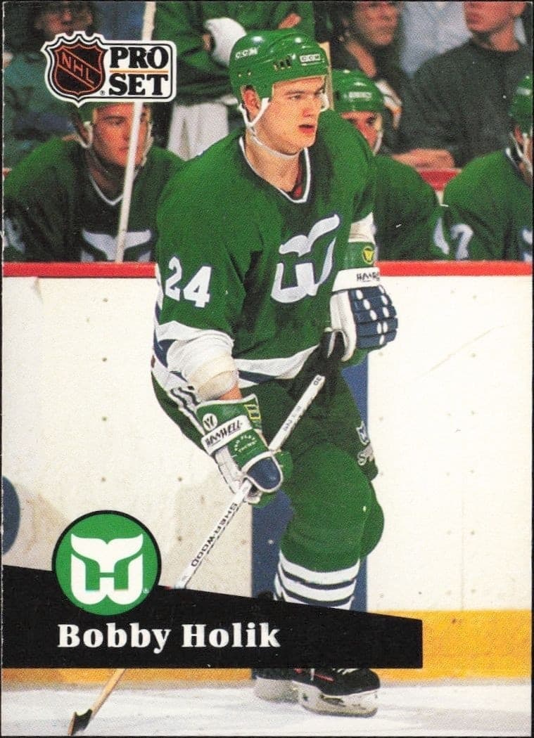 1991-92 Pro Set Bobby Holik #79 hockey trading card front
