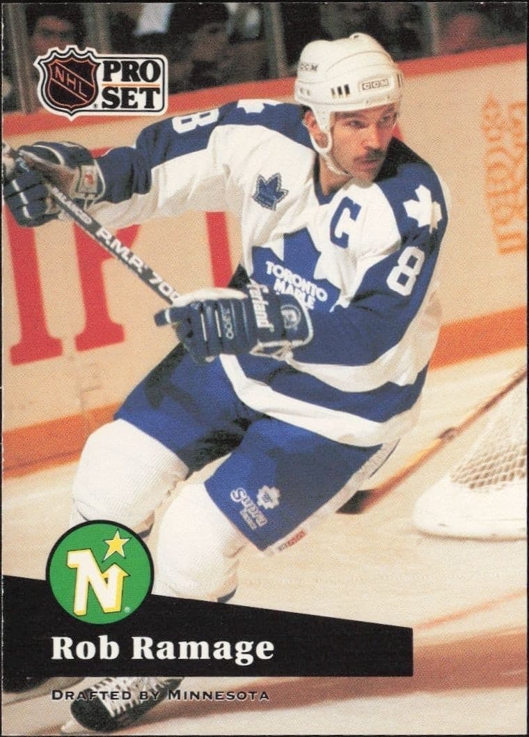1991-92 Pro Set Rob Ramage #232 hockey trading card front