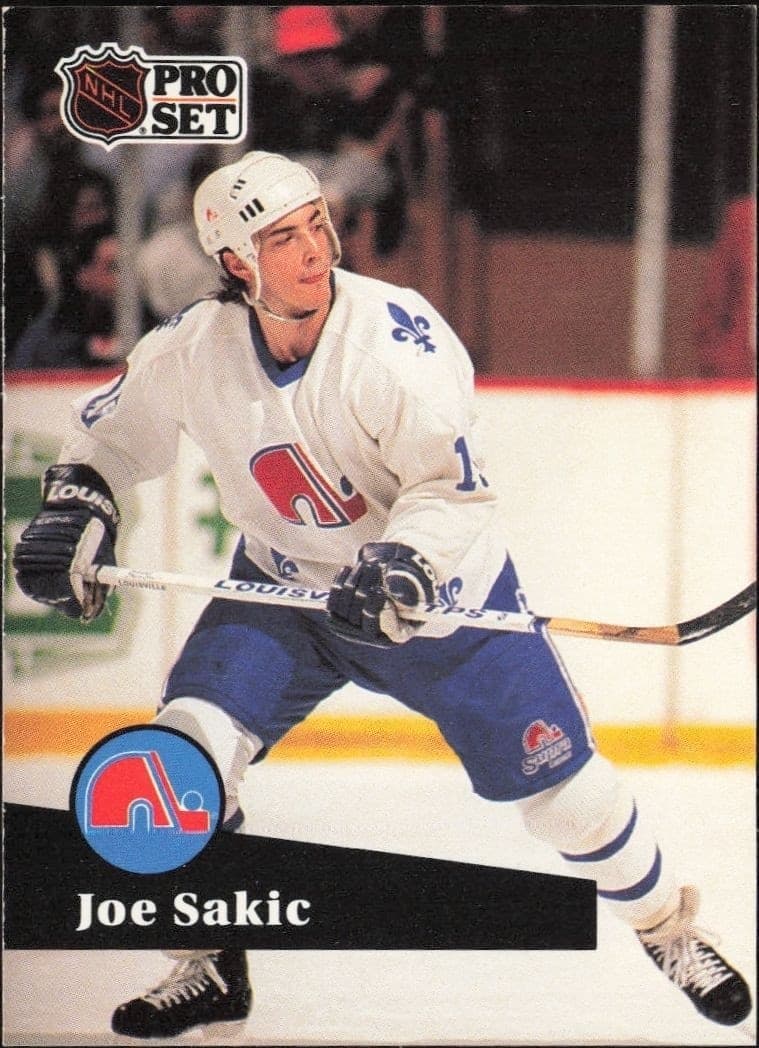 1991-92 Pro-Set Series 1 Joe Sakic #199 trading card